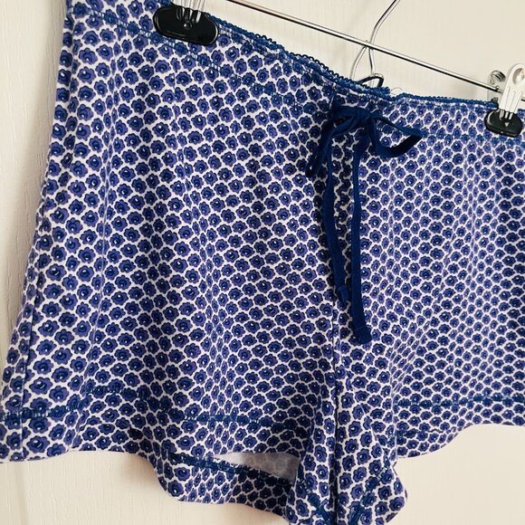 Jane & Bleeker New York Purple Floral Cotton Blend Sleep Shorts Size Medium - Picture 3 of 7